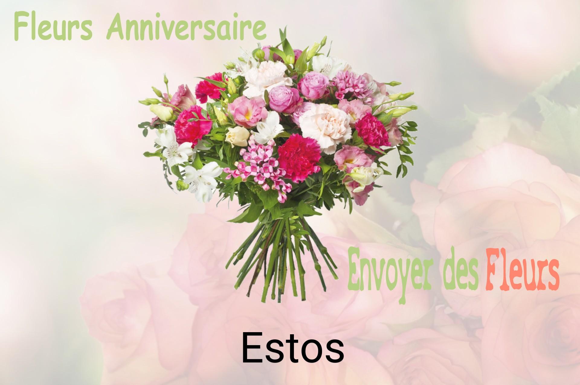 Bouquet de fleurs d’anniversaire livré à Estos